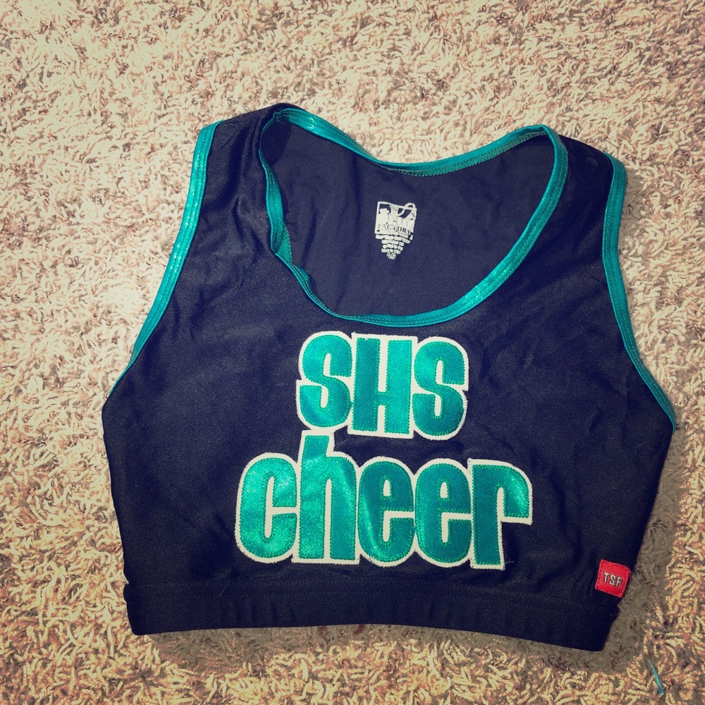 Cheerleading sports bra-used